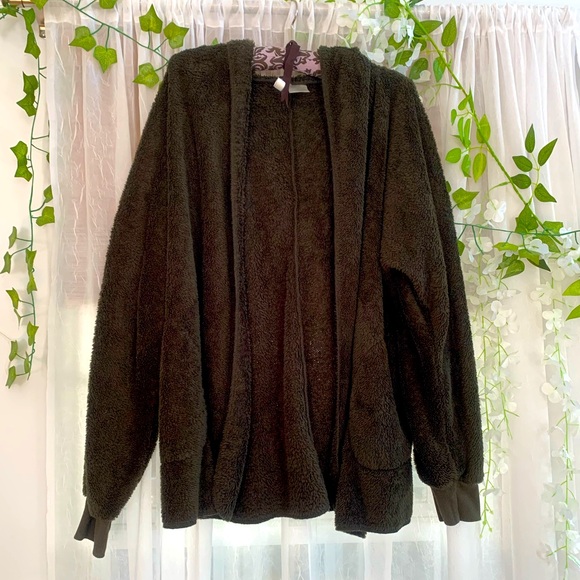 Forgotten Grace oversized hooded buttonless sweater - Picture 1 of 2
